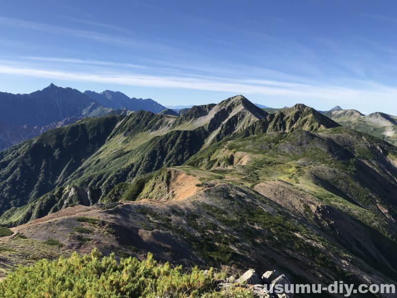 北アルプス２泊３日テント泊縦走登山 ｄａｙ２ １ 三俣山荘 鷲羽岳 水晶岳 すすむ Susumu Diy