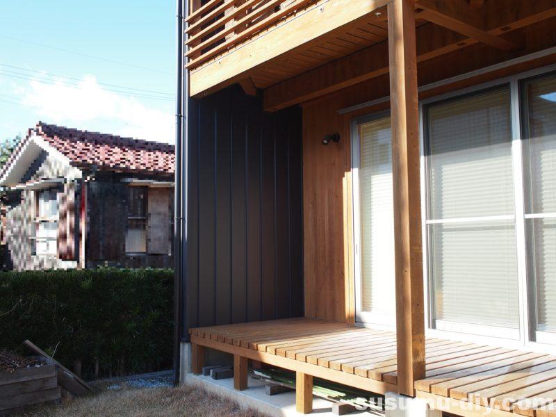 ウッドデッキ物置 １３ ついに完成 ビフォーアフター いつかの小屋づくりのために すすむdiy Susumu Diy