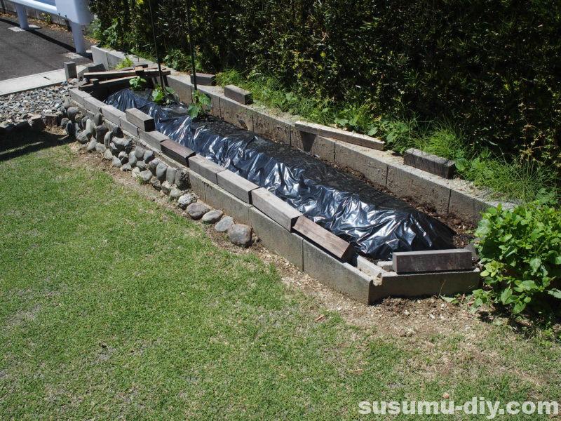 家庭菜園 ２ ほったらかしの簡単コンクリートブロック菜園の石積みに数年ぶりに取り掛かる すすむｄｉｙ Susumu Diy