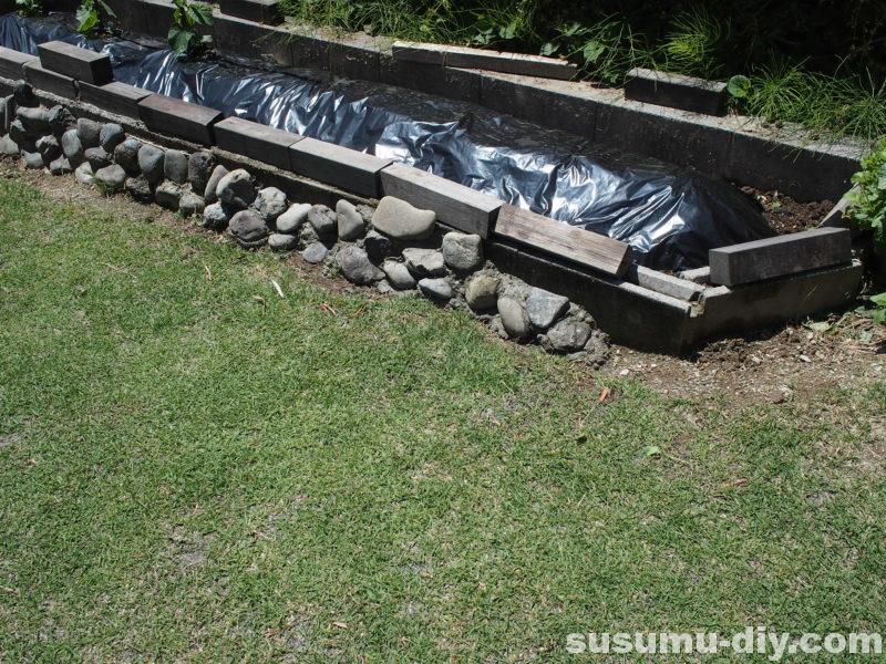 家庭菜園 ２ ほったらかしの簡単コンクリートブロック菜園の石積みに数年ぶりに取り掛かる すすむｄｉｙ Susumu Diy