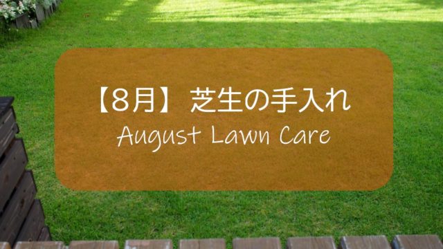 ８月の芝生手入れ グングン育つ高麗芝はコマメに刈り込みをしよう Susumu Diy