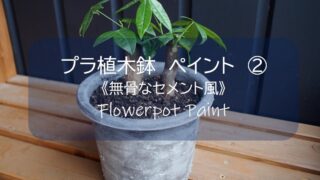 植木鉢ペイント プラスチックを無骨なセメント風にイメチェン塗装したけど失敗です すすむｄｉｙ Susumu Diy