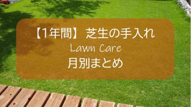 １２ヶ月 芝生の手入れ 月別まとめ よくわかる高麗芝の年間作業 すすむｄｉｙ Susumu Diy